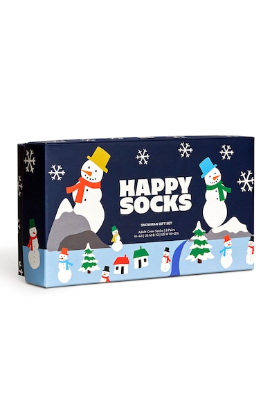 Happy Socks Uniszex hosszú szárú zokni szett - 3 pár női