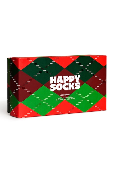 Happy Socks Holiday Classics uniszex zokni szett - 3 pár férfi