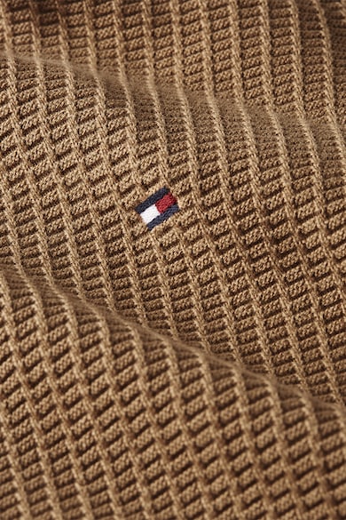 Tommy Hilfiger Пуловер от органичен памук с поло Мъже
