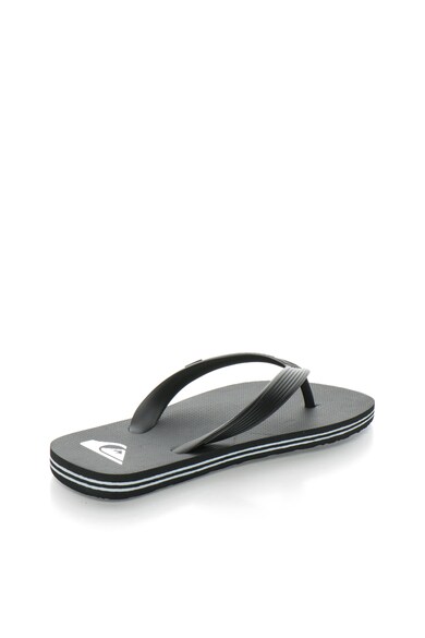 QUIKSILVER Papuci flip-flop negri cu imprimeu logo Molokai Baieti