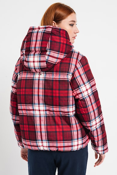 Tommy Hilfiger New York vízlepergető télikabát kockás mintával női