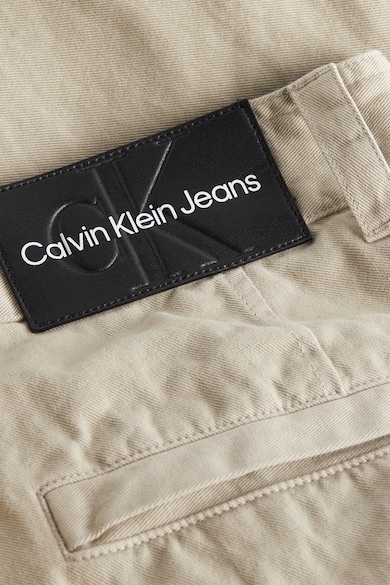 CALVIN KLEIN JEANS Памучен панталон по тялото Мъже