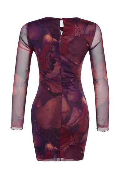 Trendyol Rochie cu croiala bodycon si imprimeu abstract Femei