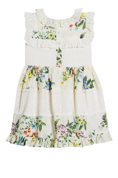 NEXT Детска рокля с флорален десен и бродерии Момичета