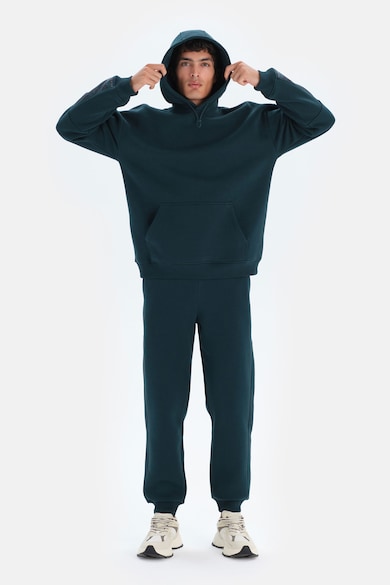 DAGI Kapucnis pulóver kontrasztos részletekkel férfi