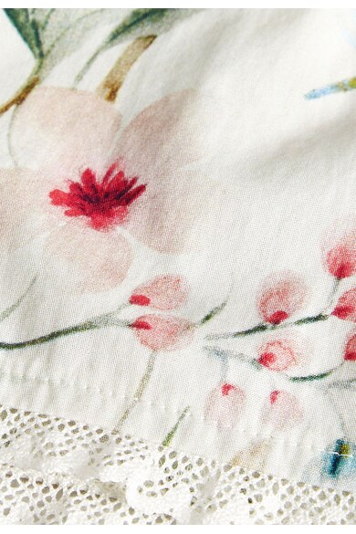 NEXT Set de pijamale ecru cu imprimeu floral - 2 perechi Fete