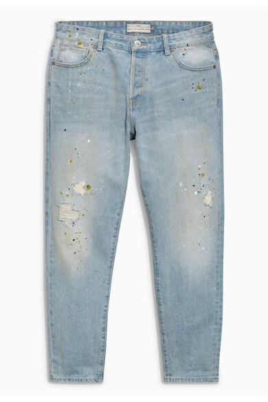 NEXT Jeansi conici bleu regular fit cu pete decorative Barbati