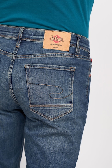 Lee Cooper Koptatott hatású slim fit farmernadrág férfi