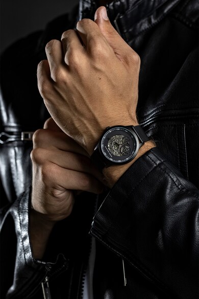 Marc Malone Автоматичен часовник с мрежеста верижка Мъже