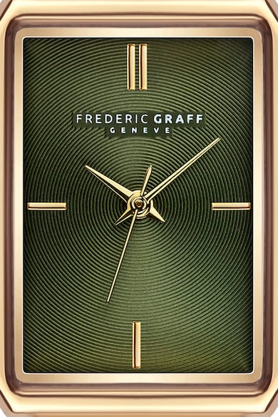 Frederic Graff Szögletes rozsdamentes acél karóra női