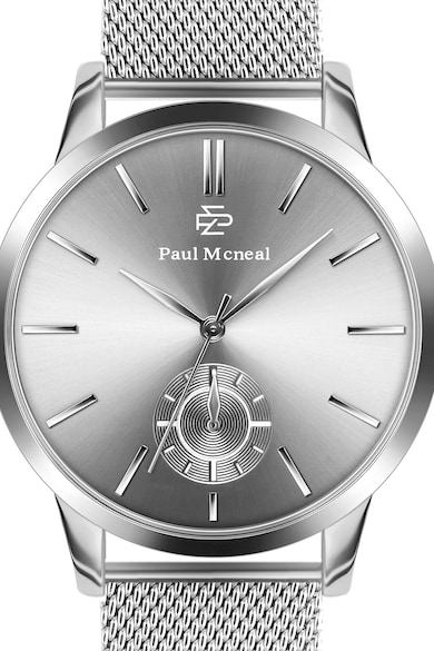 Paul McNeal Часовник от неръждаема стомана с мрежеста верижка Мъже