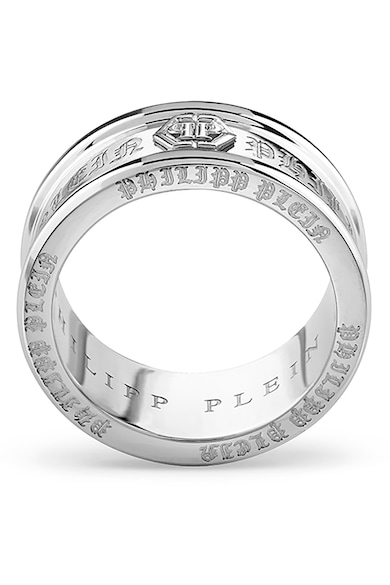 Philipp Plein Gravírozott rozsdamentes acélgyűrű férfi