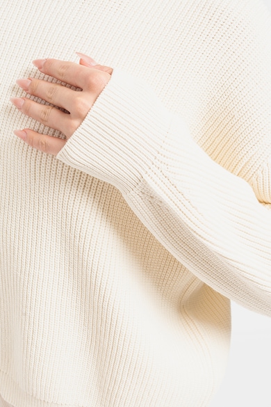 Stefanel Ejtett ujjú bordázott pulóver női