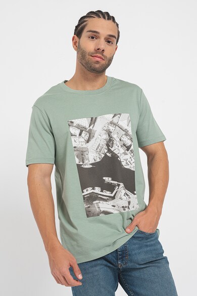 Esprit Памучна тениска с фото щампа Мъже