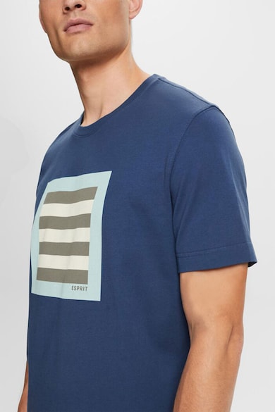 Esprit Тениска с овално деколте и щампа Мъже