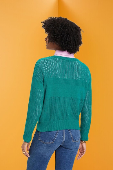 Esprit Bő fazonú azsúros pulóver női