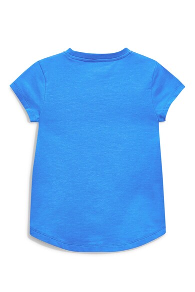 NEXT Tricou albastru cu imprimeu text Fete