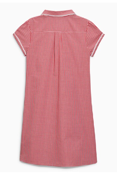 NEXT Rochie rosu cu alb cu model gingham Fete