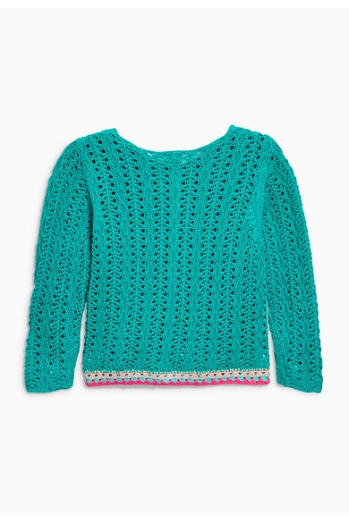 NEXT Cardigan verde teal crosetat Fete