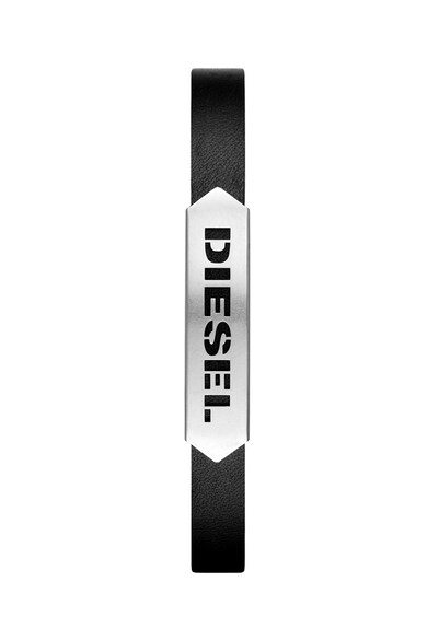 Diesel Set negru cu argintiu de ceas si bratara Overflow 0 Barbati