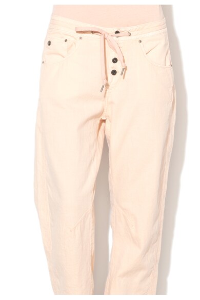 G-Star RAW Pantaloni roz piersica deschis cu snur Femei