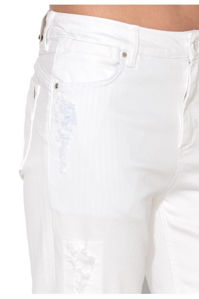 Sportmax Code Бели дънки с протрити зони Жени