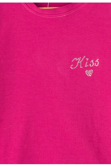 Zee Lane Kids Tricou fucsia cu aplicatie cu strasuri Fete