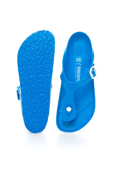 Birkenstock Papuci flip-flop albastri cu calapod clasic Gizeh Femei