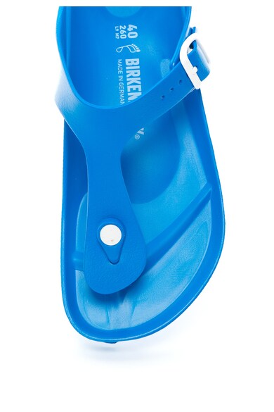 Birkenstock Papuci flip-flop albastri cu calapod clasic Gizeh Femei