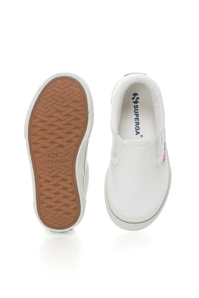 Superga Pantofi slip-on albi Cotj Baieti