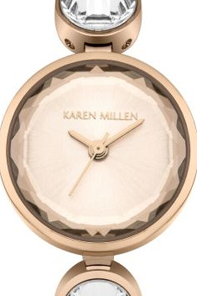 Karen Millen Ceas rotund decorat cu cristale zirconia Femei