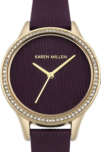Karen Millen Ceas rotund decorat cu cristale zirconia Femei