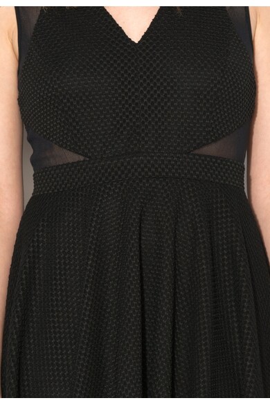 Marella Черна рокля с релефна повърхност Жени