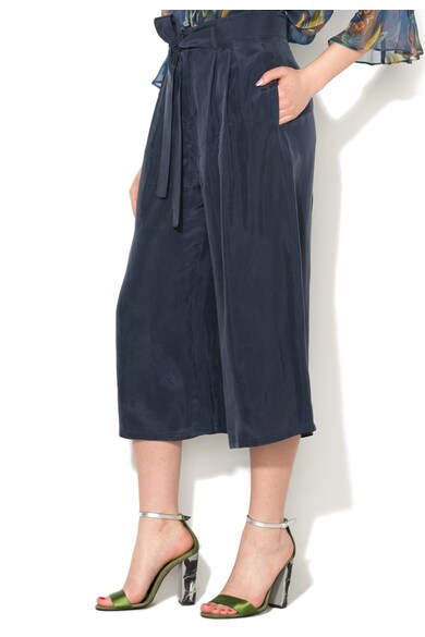 Max&Co Pantaloni culotte bleumarin de cupro Dinastia Femei