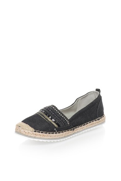 Bullboxer Espadrile negre din denim Femei