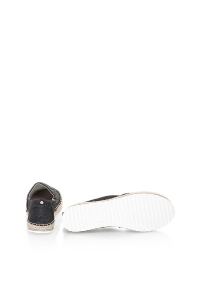 Bullboxer Espadrile negre din denim Femei