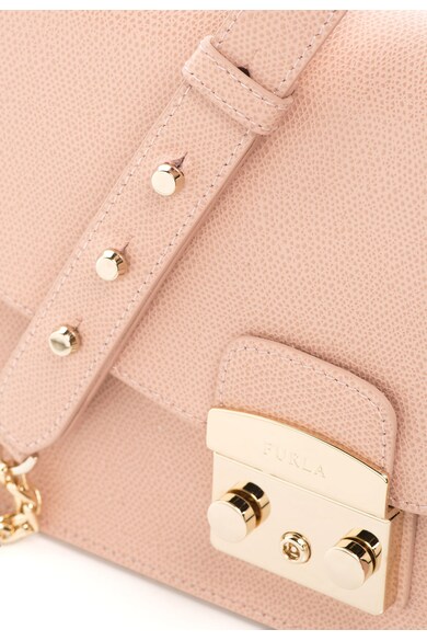 Furla Кожена чанта в розово Жени