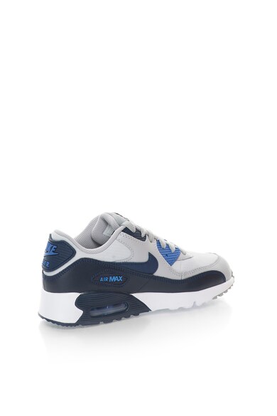 Nike Pantofi sport gri cu bleumarin Air Max 90 Baieti