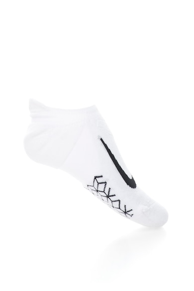 Nike Sosete foarte scurte alb cu negru pentru alergare SX5462-100 Barbati