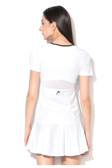 Head Tricou sport alb cu insertii din plasa Performance Femei