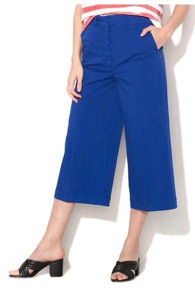 Sportmax Code Pantaloni crop albastri cu croiala ampla Nardo Femei