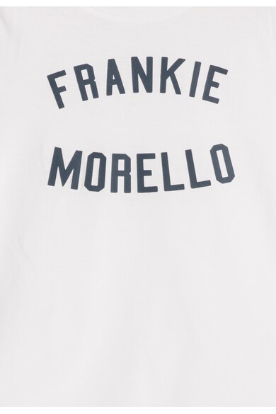 Frankie Morello Junior Tricou alb cu imprimeu logo Gigaro Baieti