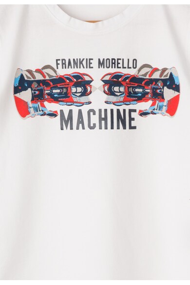 Frankie Morello Junior Tricou alb cu imprimeu grafic Lupinella Baieti