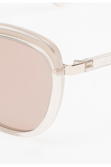 ck Calvin Klein Ochelari de soare bej transparent Femei