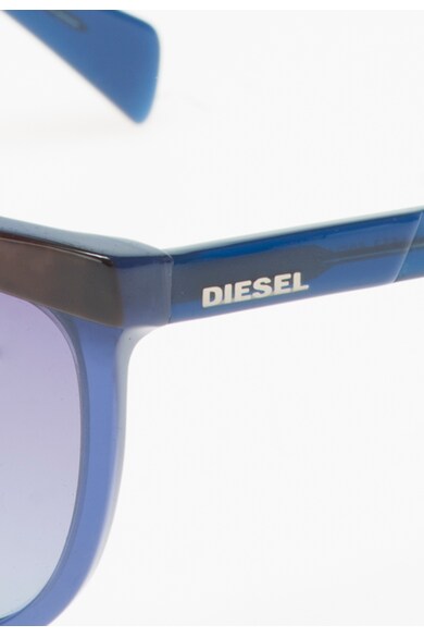 Diesel Ochelari de soare cat-eye gri inchis cu albastru Femei