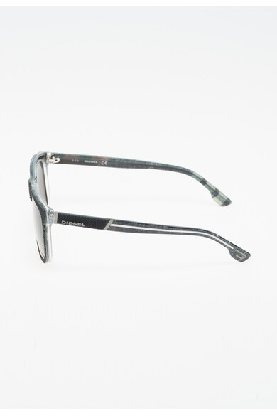 Diesel Унисекс слънчеви очила в черно и сиво Жени