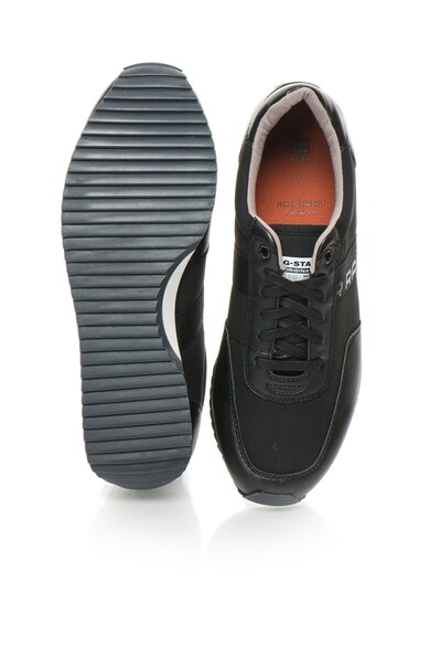 G-Star RAW Pantofi sport negri cu logo Resap Barbati