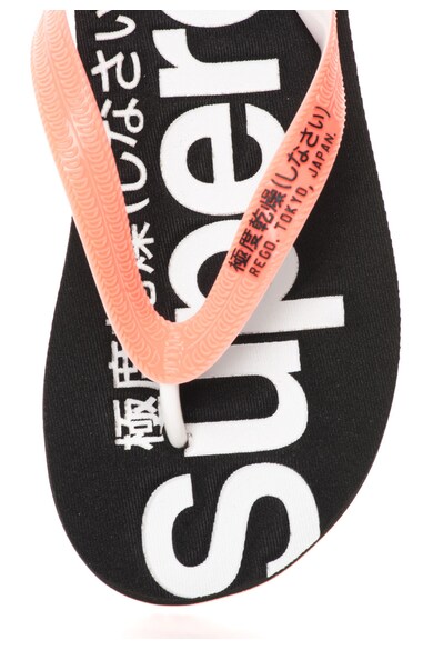 SUPERDRY Papuci flip-flop corai cu alb Scuba Femei