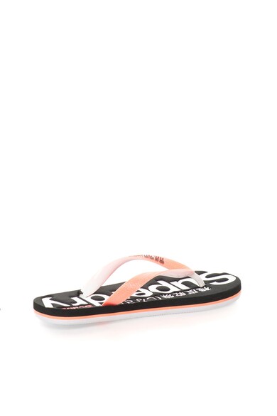 SUPERDRY Papuci flip-flop corai cu alb Scuba Femei