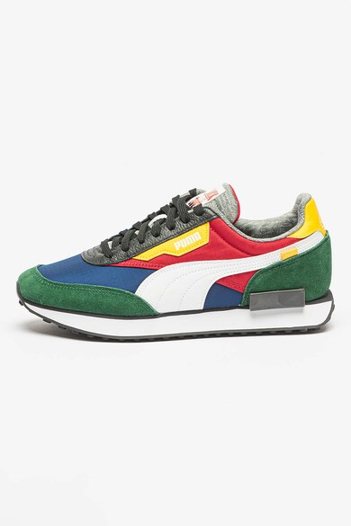 Pantofi sport colorblock cu insertii de piele intoarsa Fives Future ...